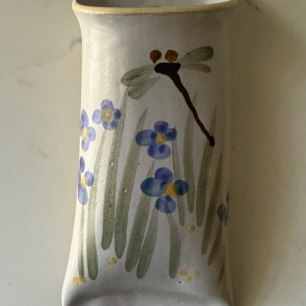 Handmade Pottery Wall Pocket - Picture 3 of 9